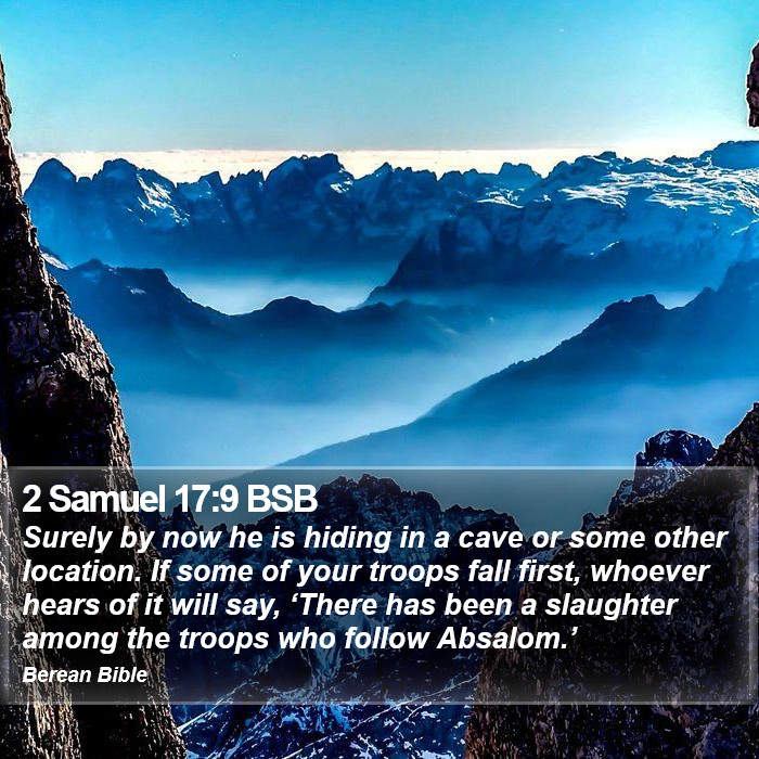 2 Samuel 17:9 BSB Bible Study