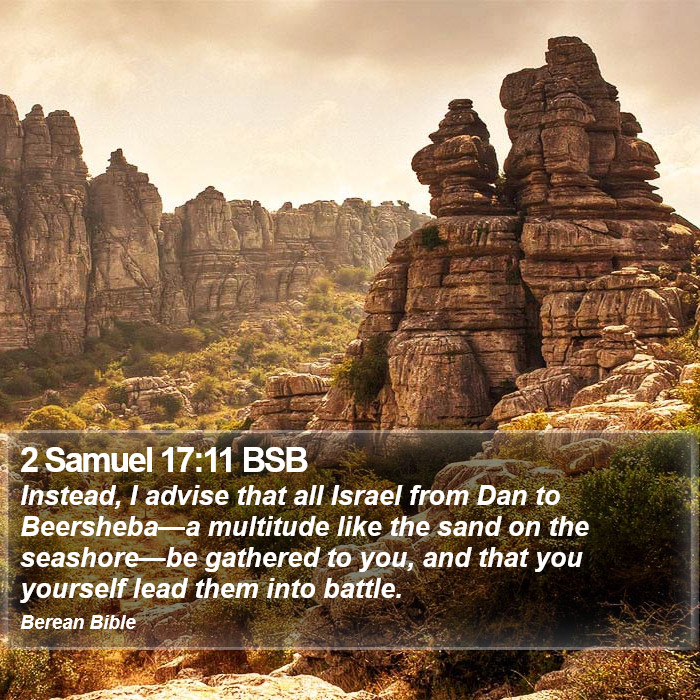 2 Samuel 17:11 BSB Bible Study