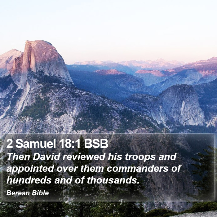 2 Samuel 18:1 BSB Bible Study