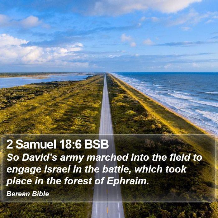 2 Samuel 18:6 BSB Bible Study