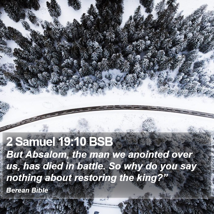 2 Samuel 19:10 BSB Bible Study