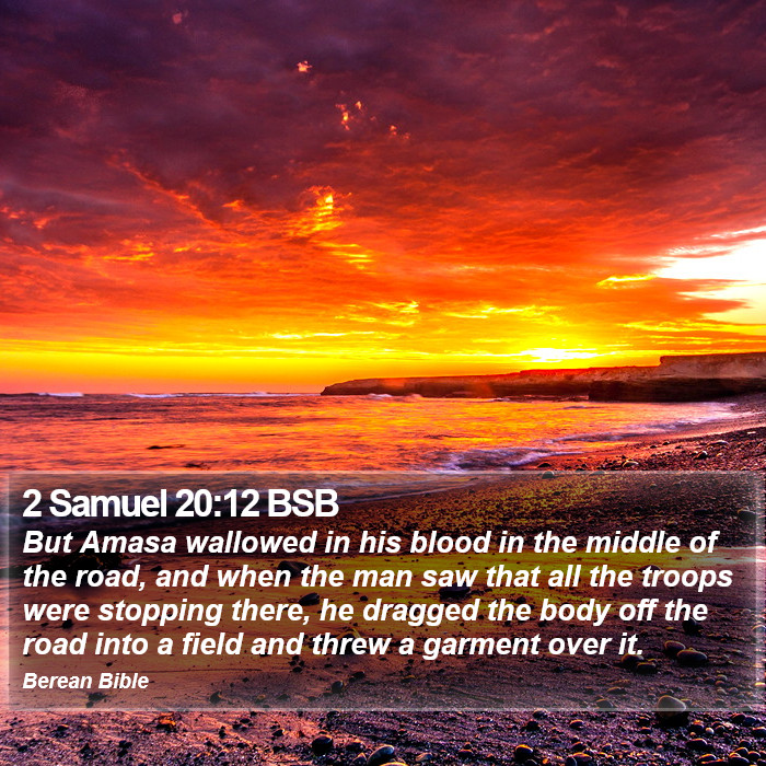 2 Samuel 20:12 BSB Bible Study