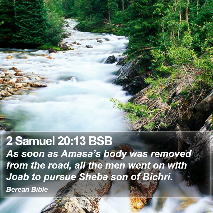 2 Samuel 20:13 BSB Bible Study