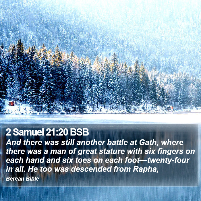 2 Samuel 21:20 BSB Bible Study