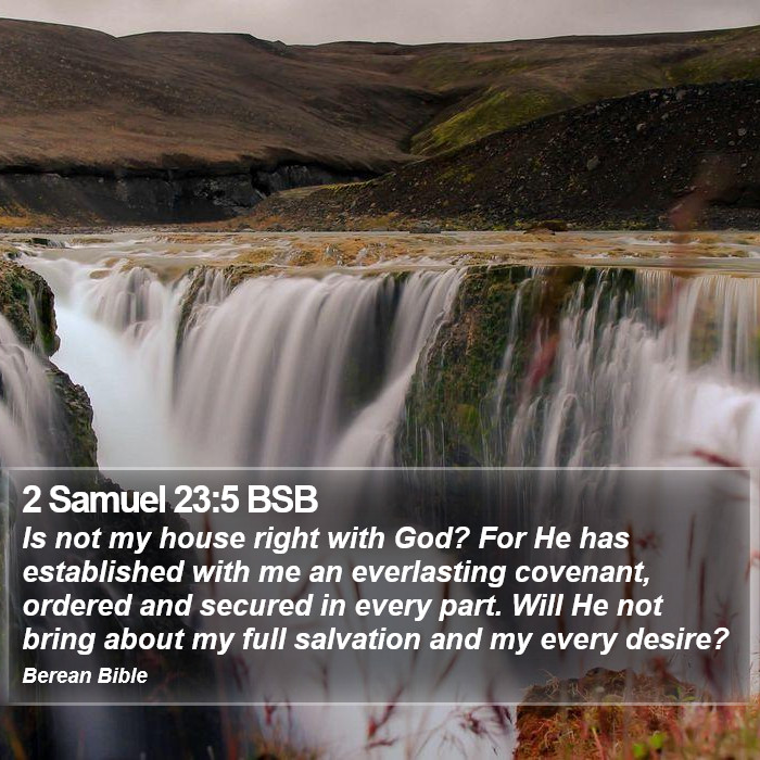 2 Samuel 23:5 BSB Bible Study