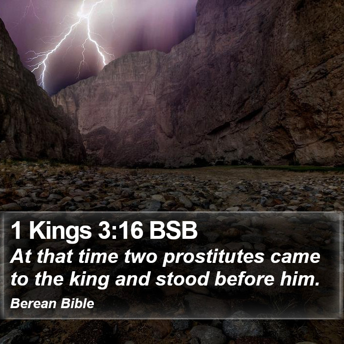 1 Kings 3:16 BSB Bible Study