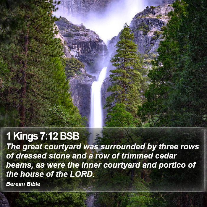 1 Kings 7:12 BSB Bible Study