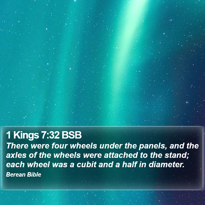 1 Kings 7:32 BSB Bible Study