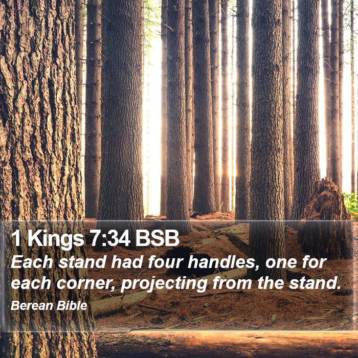 1 Kings 7:34 BSB Bible Study