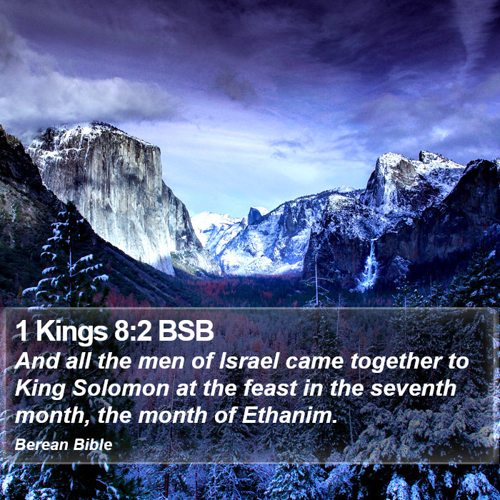 1 Kings 8:2 BSB Bible Study