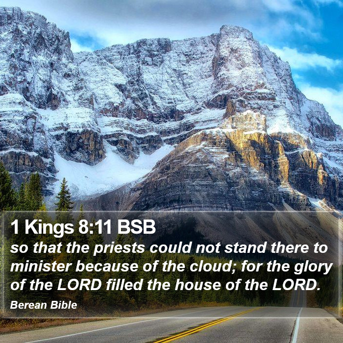 1 Kings 8:11 BSB Bible Study