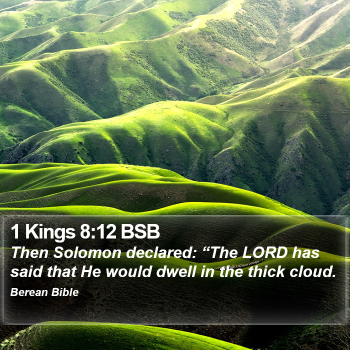 1 Kings 8:12 BSB Bible Study