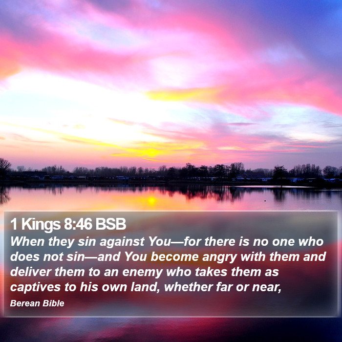 1 Kings 8:46 BSB Bible Study