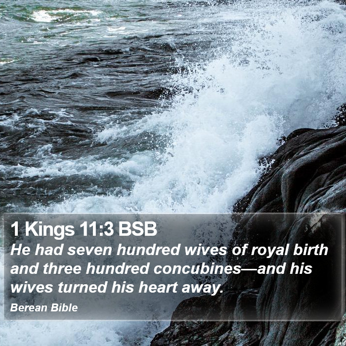 1 Kings 11:3 BSB Bible Study