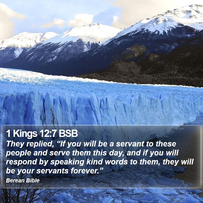 1 Kings 12:7 BSB Bible Study