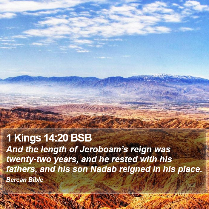 1 Kings 14:20 BSB Bible Study