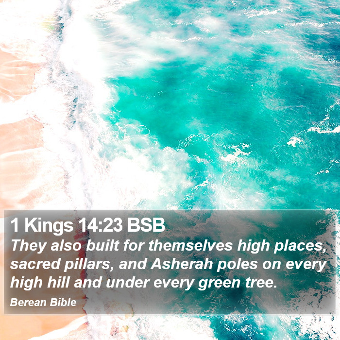 1 Kings 14:23 BSB Bible Study