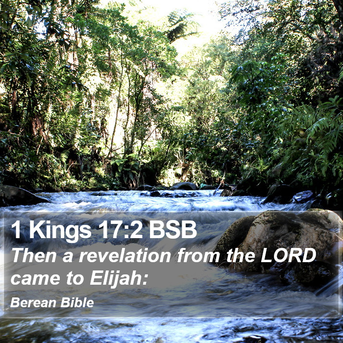 1 Kings 17:2 BSB Bible Study