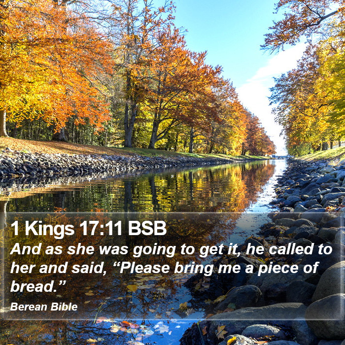 1 Kings 17:11 BSB Bible Study