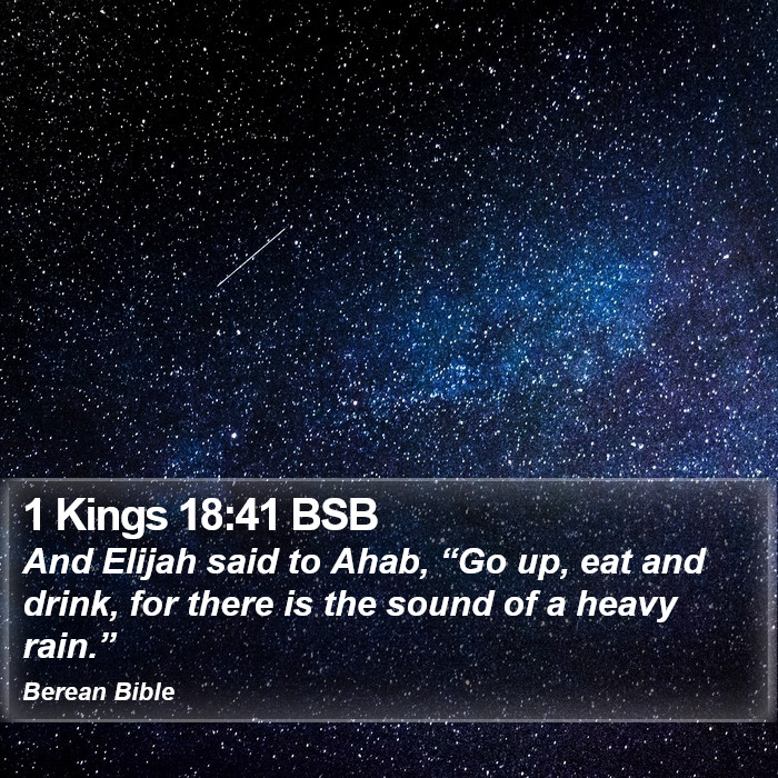 1 Kings 18:41 BSB Bible Study