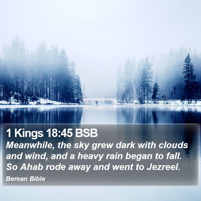 1 Kings 18:45 BSB Bible Study