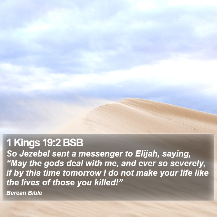 1 Kings 19:2 BSB Bible Study