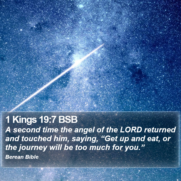 1 Kings 19:7 BSB Bible Study