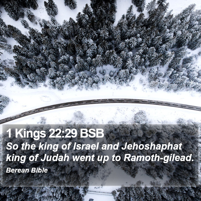 1 Kings 22:29 BSB Bible Study