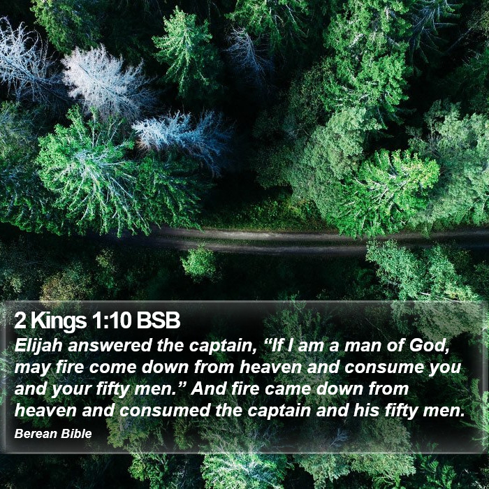 2 Kings 1:10 BSB Bible Study