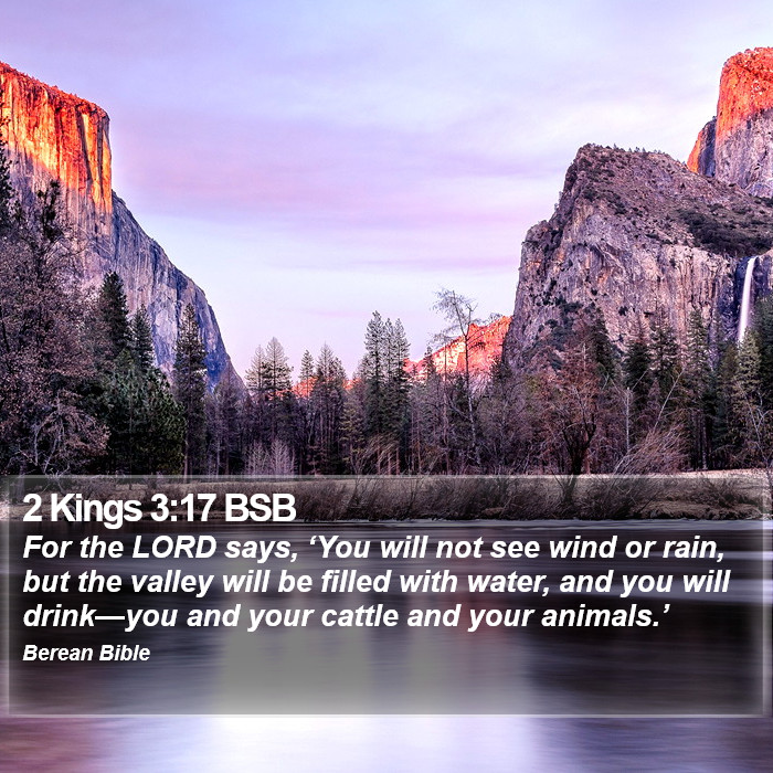 2 Kings 3:17 BSB Bible Study