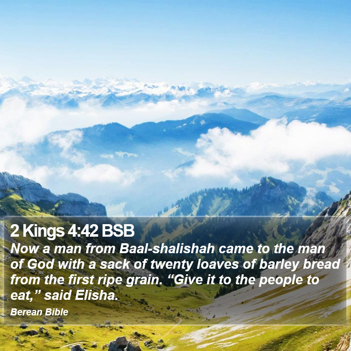 2 Kings 4:42 BSB Bible Study