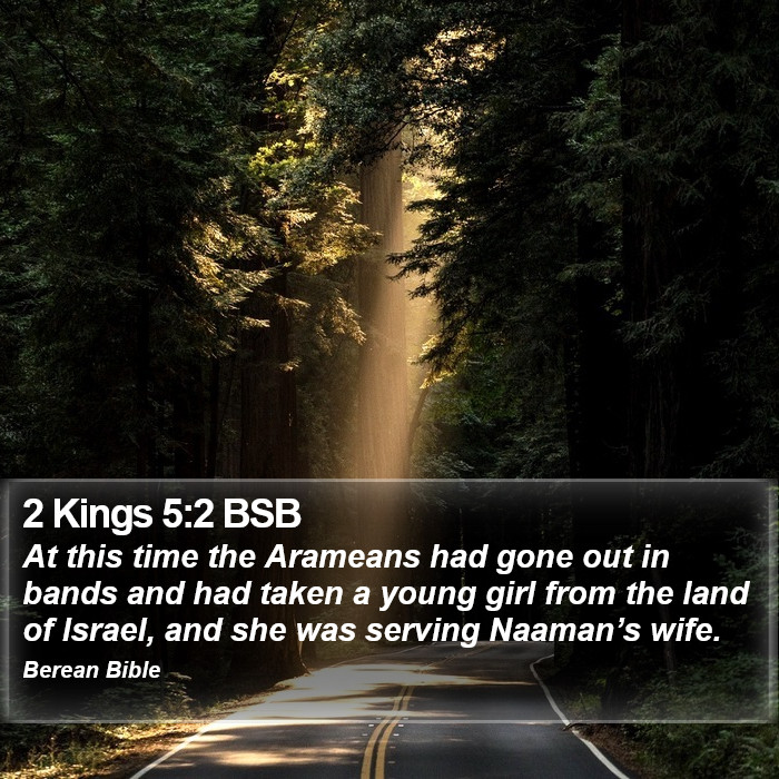 2 Kings 5:2 BSB Bible Study