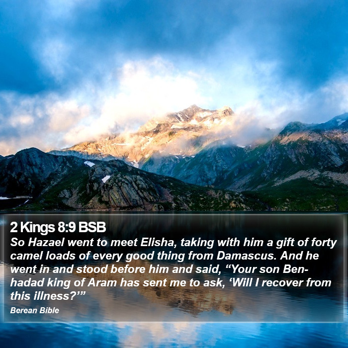 2 Kings 8:9 BSB Bible Study