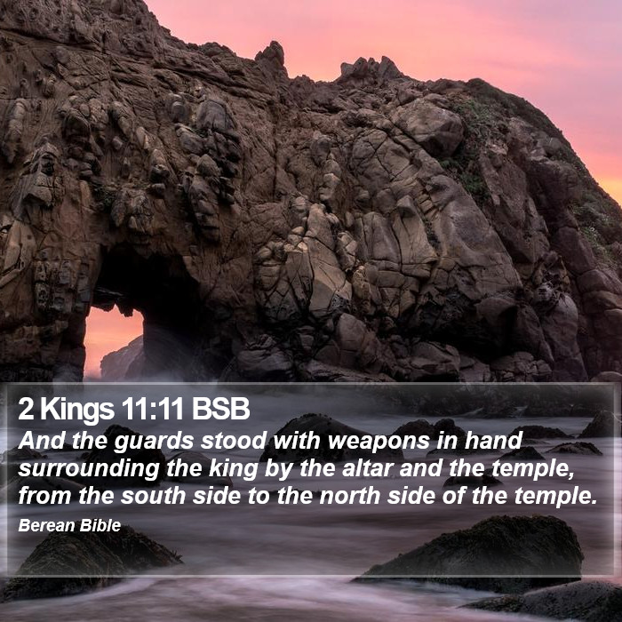 2 Kings 11:11 BSB Bible Study