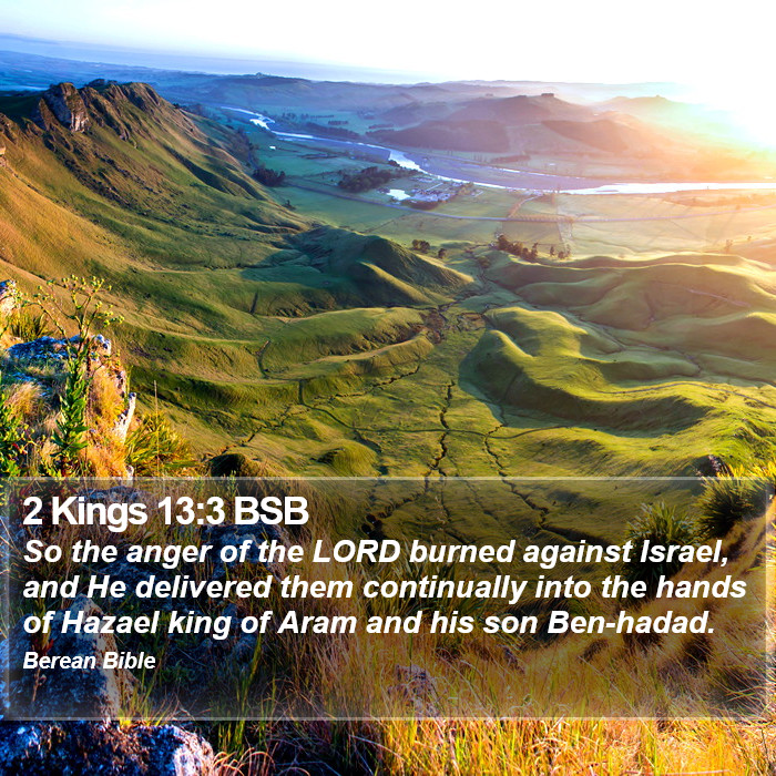 2 Kings 13:3 BSB Bible Study