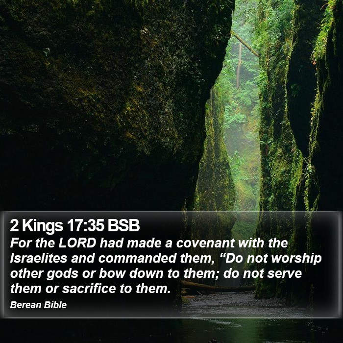 2 Kings 17:35 BSB Bible Study