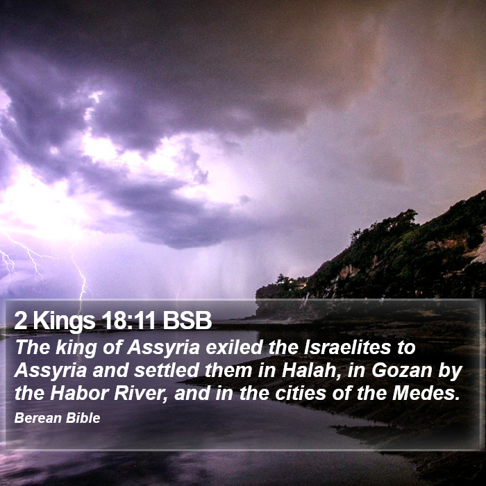 2 Kings 18:11 BSB Bible Study