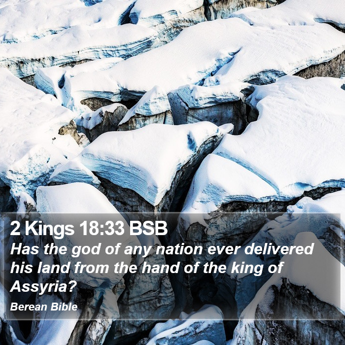 2 Kings 18:33 BSB Bible Study