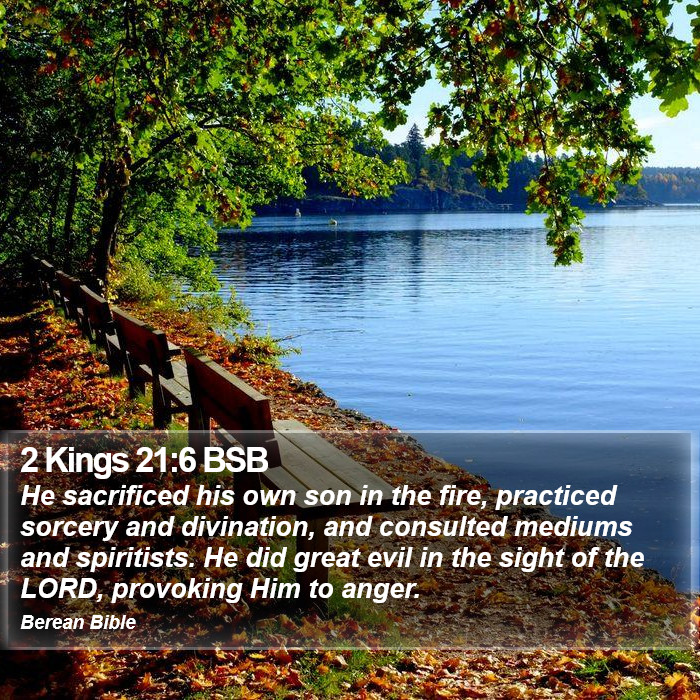 2 Kings 21:6 BSB Bible Study