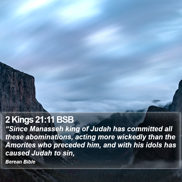 2 Kings 21:11 BSB Bible Study