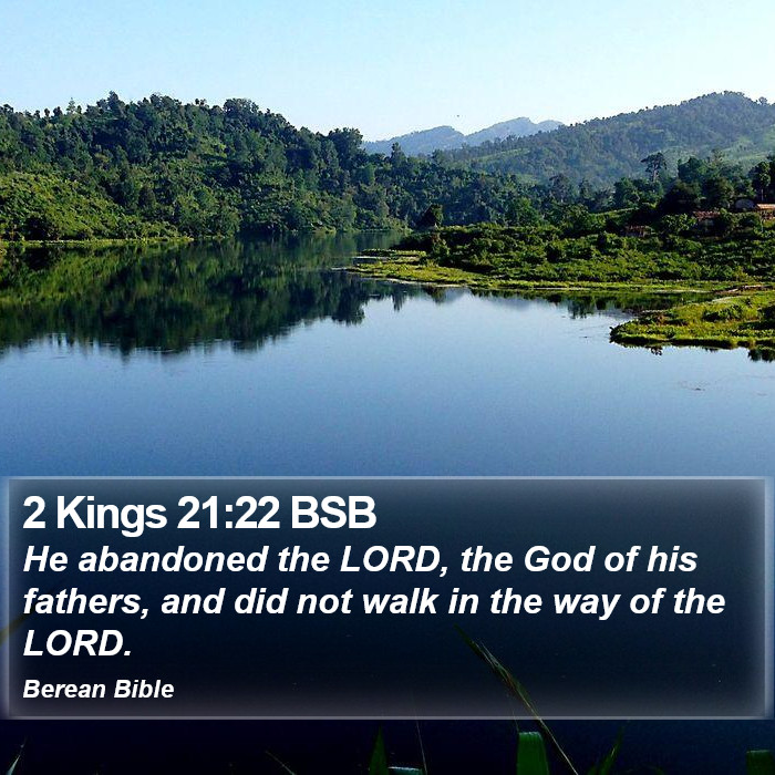 2 Kings 21:22 BSB Bible Study