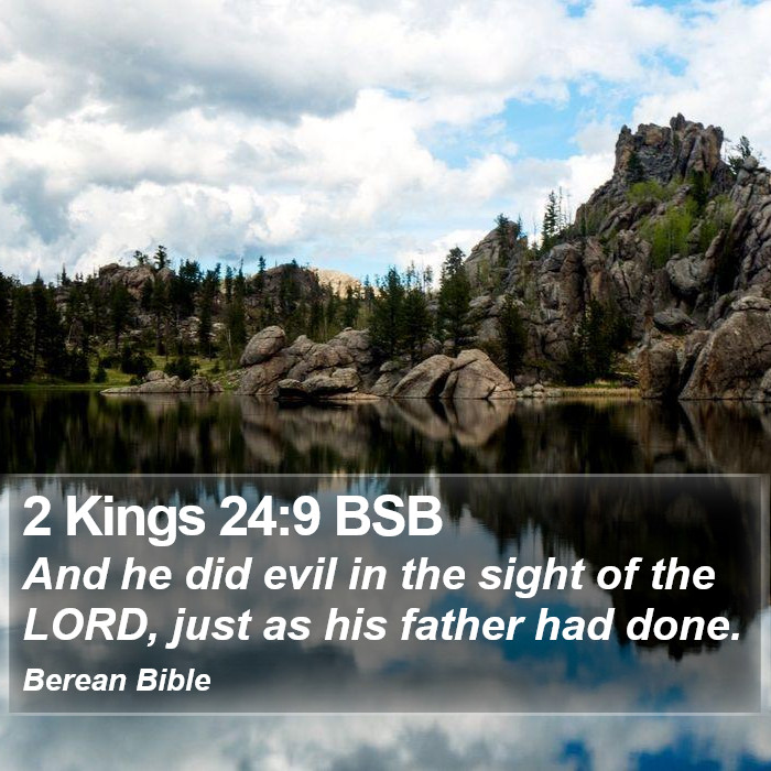 2 Kings 24:9 BSB Bible Study