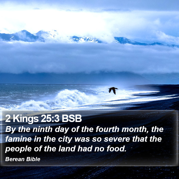 2 Kings 25:3 BSB Bible Study