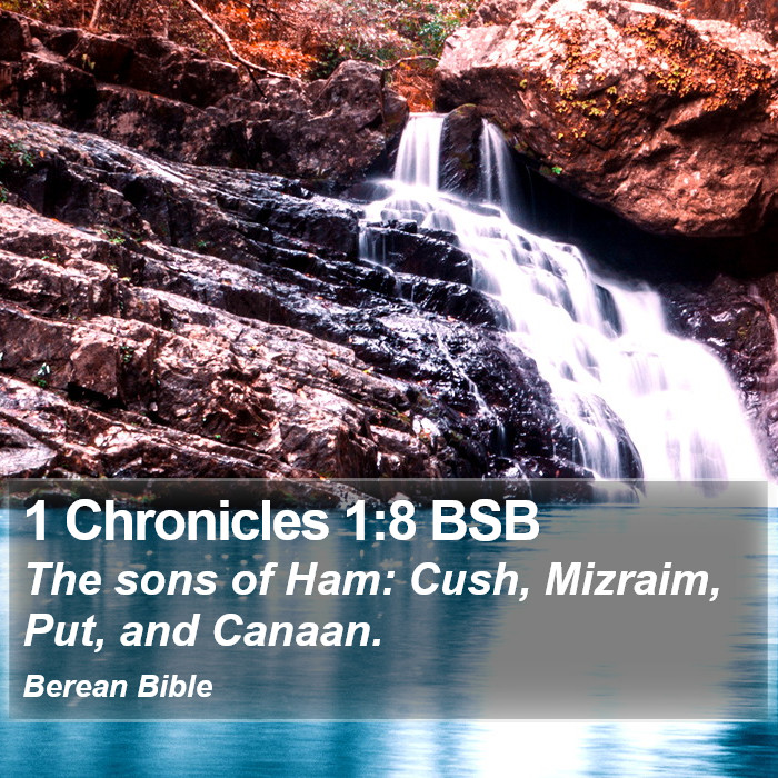 1 Chronicles 1:8 BSB Bible Study