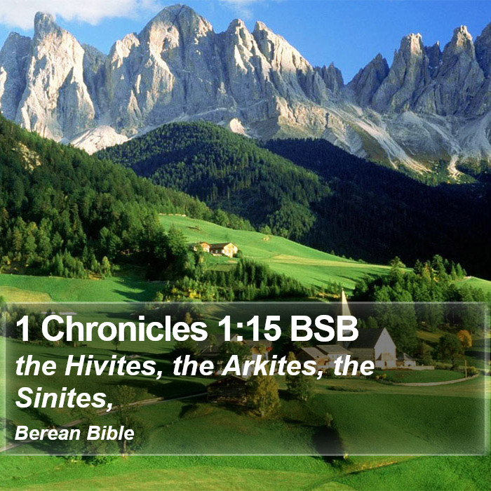 1 Chronicles 1:15 BSB Bible Study