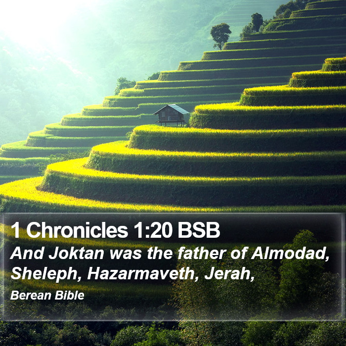 1 Chronicles 1:20 BSB Bible Study