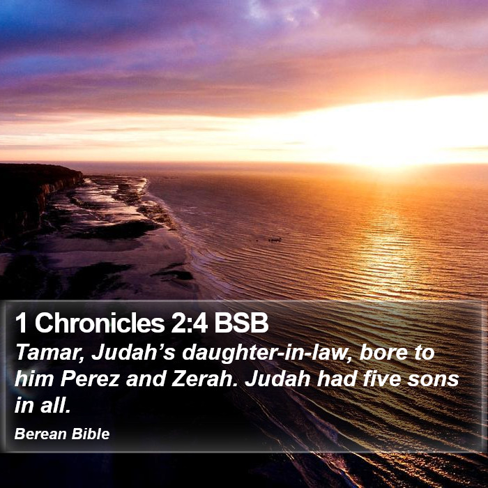 1 Chronicles 2:4 BSB Bible Study