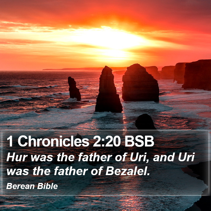 1 Chronicles 2:20 BSB Bible Study