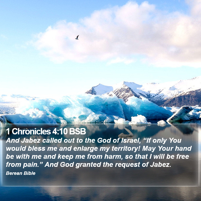 1 Chronicles 4:10 BSB Bible Study