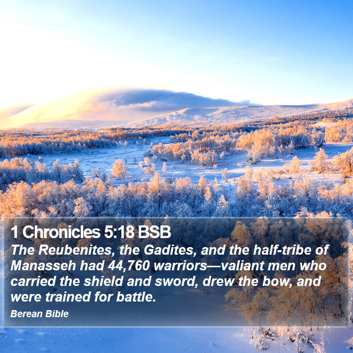 1 Chronicles 5:18 BSB Bible Study